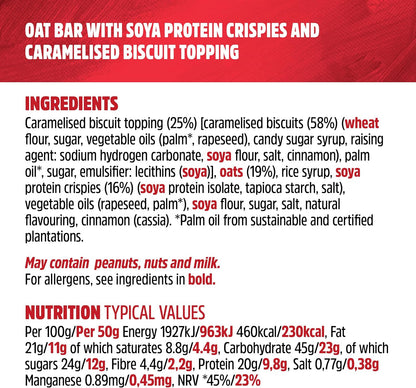 Trek Biscoff Protein Flapjack 50g - (Box of 16)