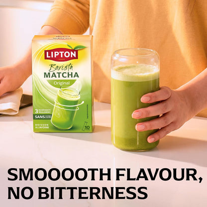 Lipton Barista Matcha Oat Latte Sachets - Pack of 10