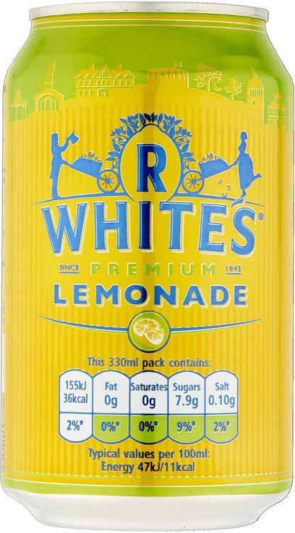 R.White's Premium Lemonade - 330ml (Case of 24)