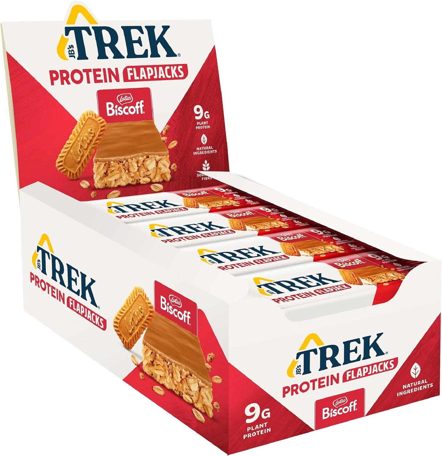 Trek Biscoff Protein Flapjack 50g - (Box of 16)
