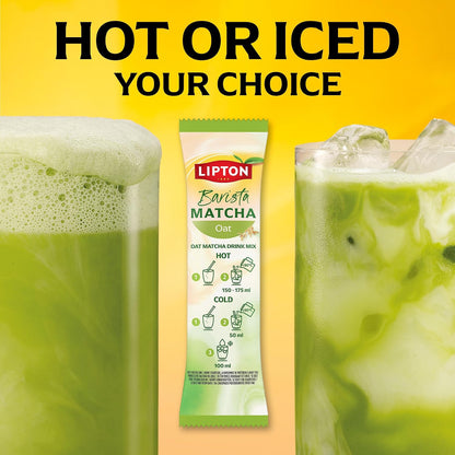 Lipton Barista Matcha Oat Latte Sachets - Pack of 10