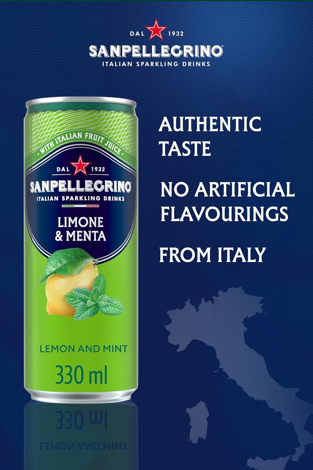 San Pellegrino Lemon & Mint - 330ml (Pack of 12)
