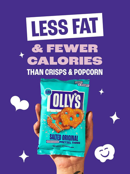 Olly's Pretzel Thins Original Salted 35g - Box of 10