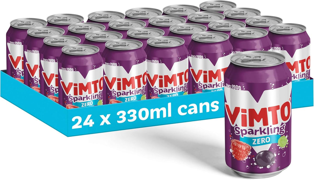Vimto Fizzy Zero - 330ml (Case of 24)