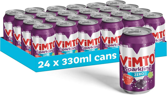 Vimto Fizzy Zero - 330ml (Case of 24)