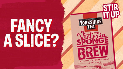 Yorkshire Tea Victoria Sponge Brew Tea Bags - Pack of 4 x 40