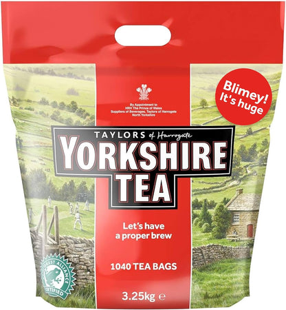 Yorkshire Tea One Cup Catering Tea Bags - Bulk Bag of 1040