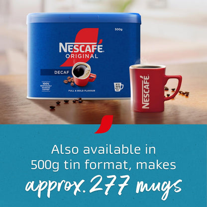 Nescafé Original Decaf Instant Coffee Sachets / Coffee Sticks - Box of 200