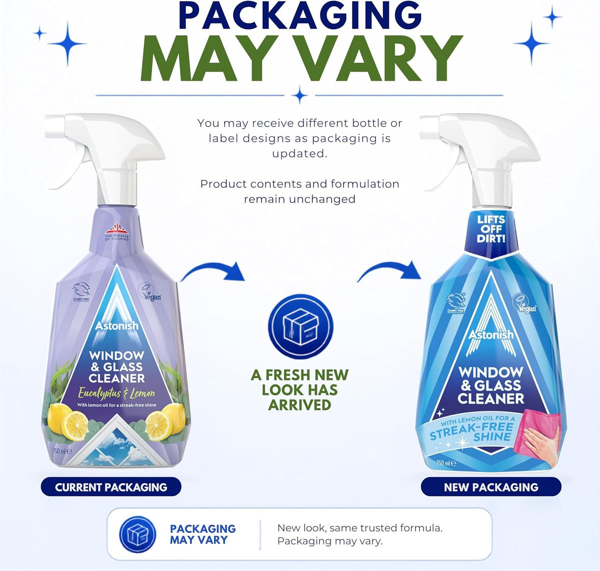 Astonish Glass & Window Cleaner 750ml - Case of 12