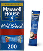 Maxwell House Instant Coffee Sachets / Sticks Mild Blend - Box of 200