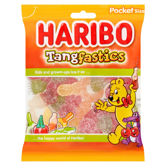 Haribo Tangfastics Treat Bag - 90g (Pack of 24)