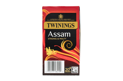 Twinings Tea: Assam - Individually Wrapped Envelope Tea Bags - (Box of 20)