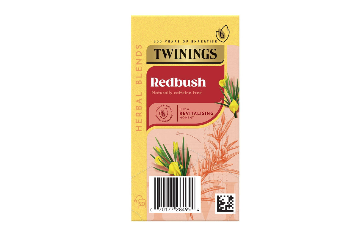 Twinings Redbush Individually Wrapped Envelope Tea Bags – 20 Pack