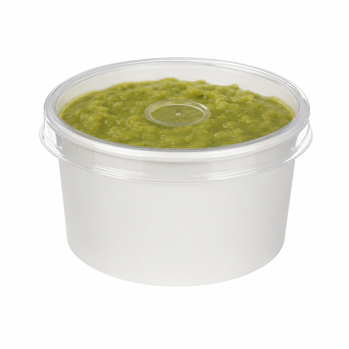 White Paper Takeaway Portion Pots & Lids - 4oz or 7oz (Pack of 250)