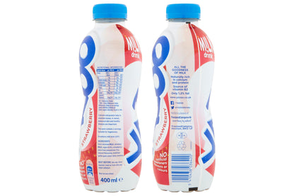 Yazoo Strawberry Flavoured Milk - 400ml (Case of 10)