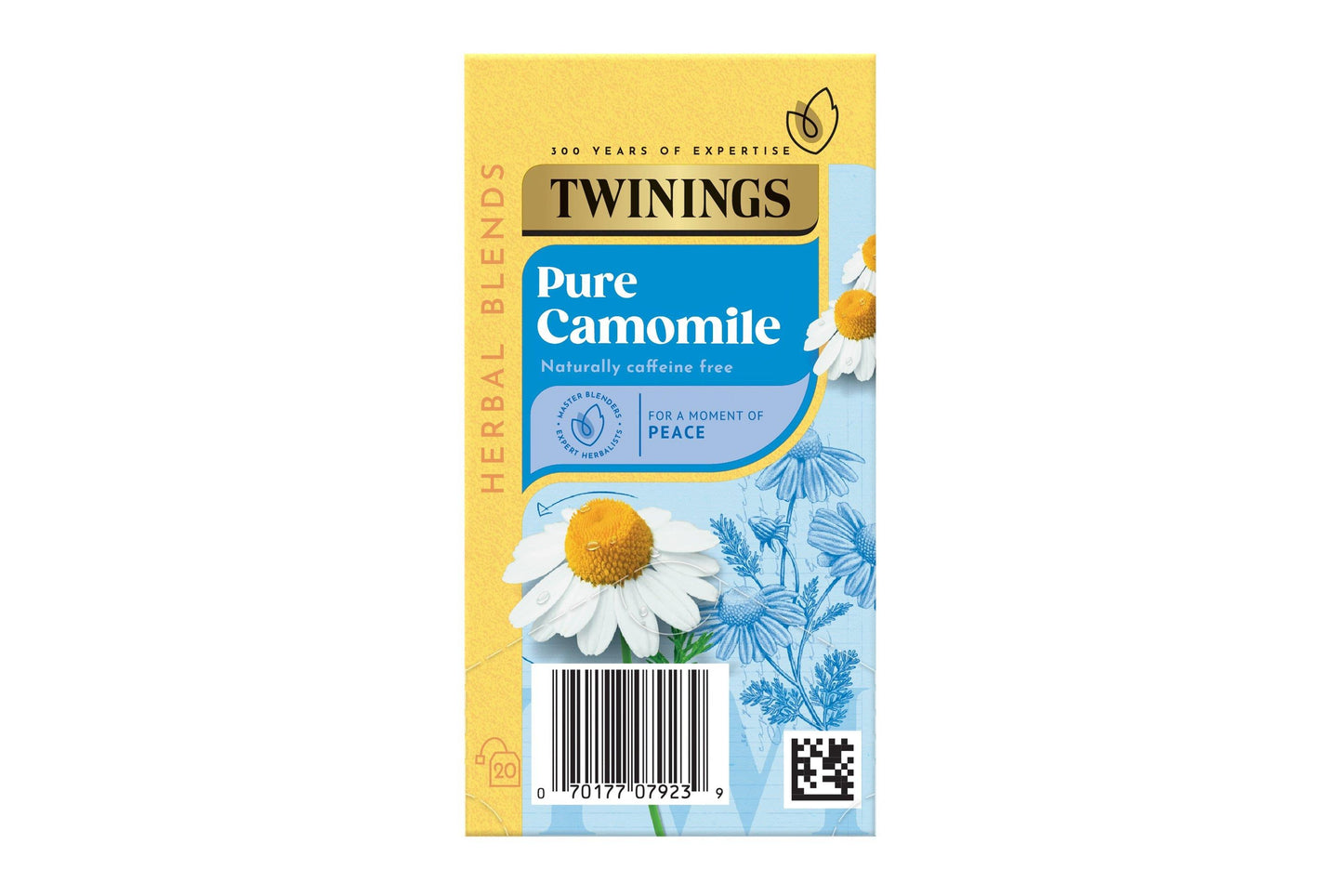 Twinings Camomile Individually Wrapped Envelope Tea Bags – 20 Pack