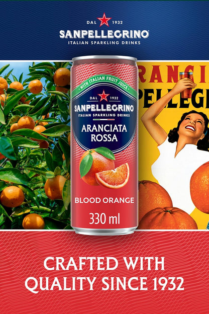 San Pellegrino Blood Orange - 330ml (Pack of 12)