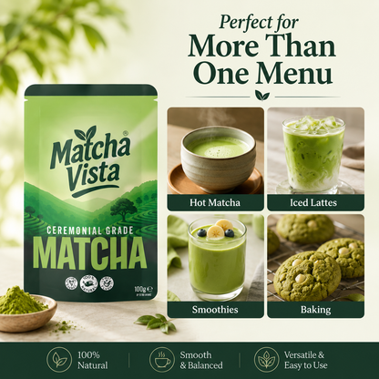 Matcha Vista Ceremonial Grade Matcha Powder - 100g