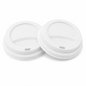 White Sip-Through Lids for 9oz Vending Cups - 73mm - Pack of 100