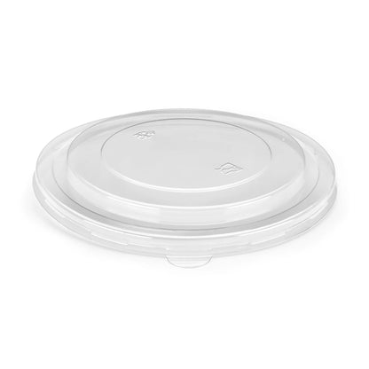 Clear PET Lids for Round Kraft Deli Bowls 500/750/1000ml - Case of 300