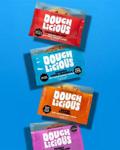 Doughlicious Salted Caramel Soft Bake Cookie - 82g (Pack of 12)