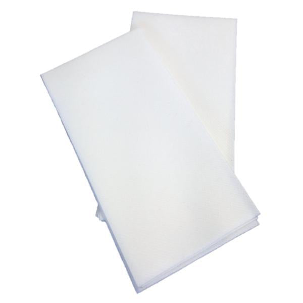 Swift 40cm White Serviettes 2-Ply 8-Fold Napkins - Pack of 100