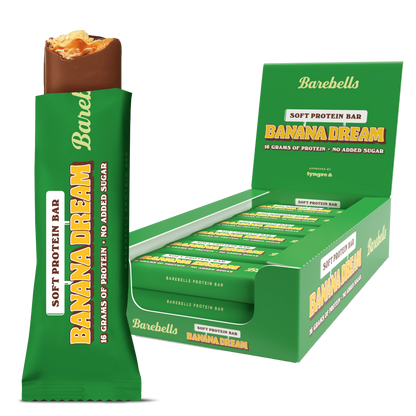 Barebells Banana Dream Soft Protein Bars - 55g (Box of 12)