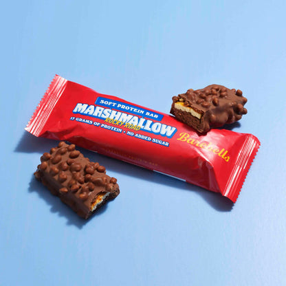 Barebells Marshmallow Rocky Road Soft Protein Bars - 55g (Box of 12)