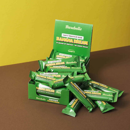 Barebells Banana Dream Soft Protein Bars - 55g (Box of 12)