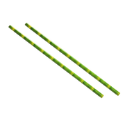 Biodegradable Bamboo Paper Straws 8inch - 6mm Diameter (Pack of 100)