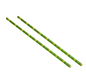Biodegradable Bamboo Paper Straws 8inch - 6mm Diameter (Pack of 100)