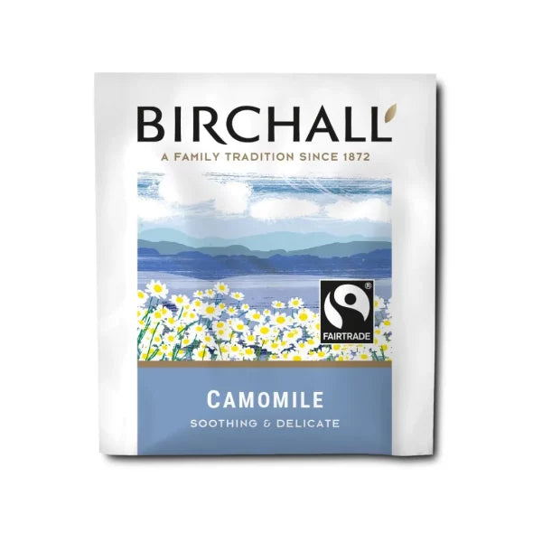 Birchall Camomile Individually Wrapped Envelope Tea Bags – 25 Pack