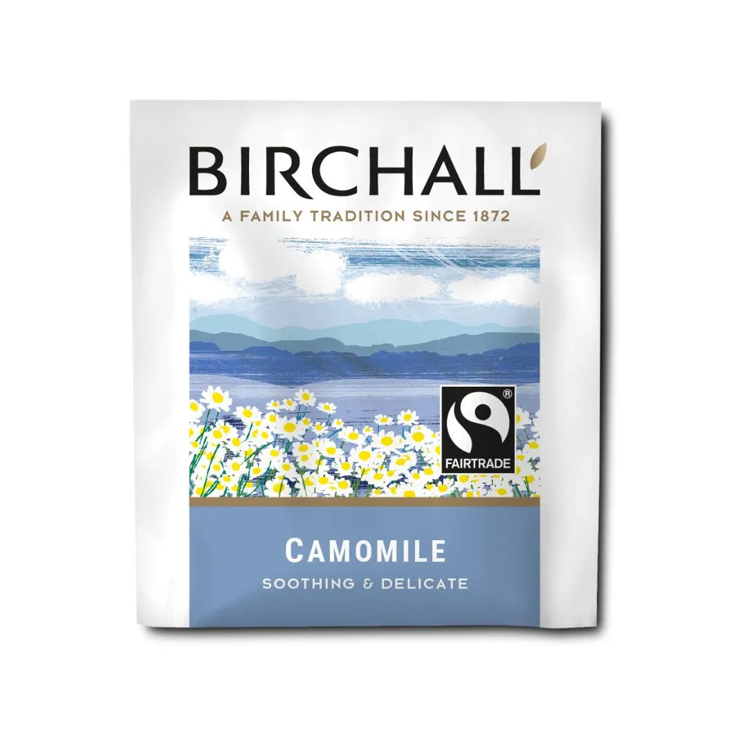 Birchall Tea - Camomile - Individually Wrapped Envelope Tea Bags (Fairtrade) - (Box of 250)