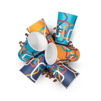 9oz Amalfi Paper Vending Cups - (Box of 1000)