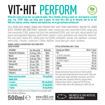 VITHIT Perform Orange, Mango & Passionfruit - 500ml (Pack of 12)