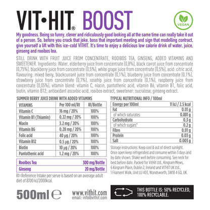 VITHIT Berry Boost - 500ml (Pack of 12)