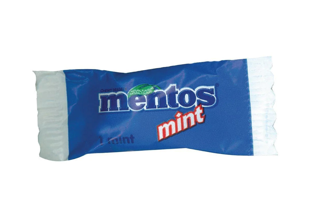 Mentos Individually Wrapped Mint Mentos 2.1kg - (Box of 700)
