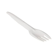 Premium Strong Paper Forks White - Pack of 50