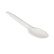 Premium Strong Paper Spoons White - Pack of 50