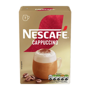 Nescafe Cappuccino Instant Coffee Sachets - Pack of 7