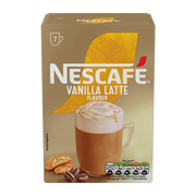 Nescafe Vanilla Latte Instant Coffee Sachets - Pack of 7