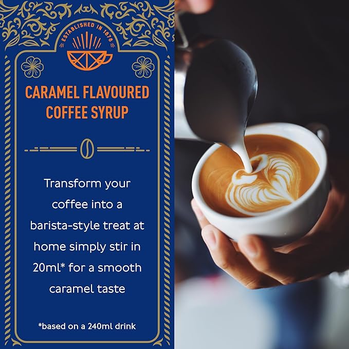 Tate & Lyle Caramel Coffee Syrup – 750ml – Fairtrade