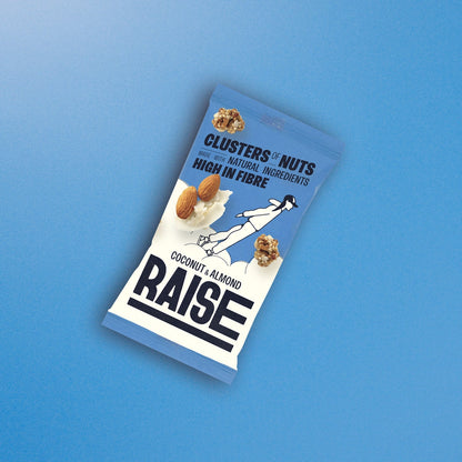 Raise Snacks Coconut & Almond Clusters of Nuts & Seeds - 35g (Pack of 12)