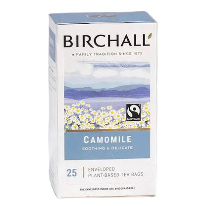 Birchall Camomile Individually Wrapped Envelope Tea Bags – 25 Pack