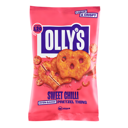 Olly's Pretzel Thins Sweet Chilli 35g - Box of 10