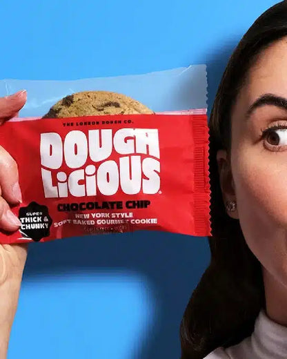 Doughlicious New York Styled Chocolate Chip Soft Bake Cookie - 82g (Pack of 10)