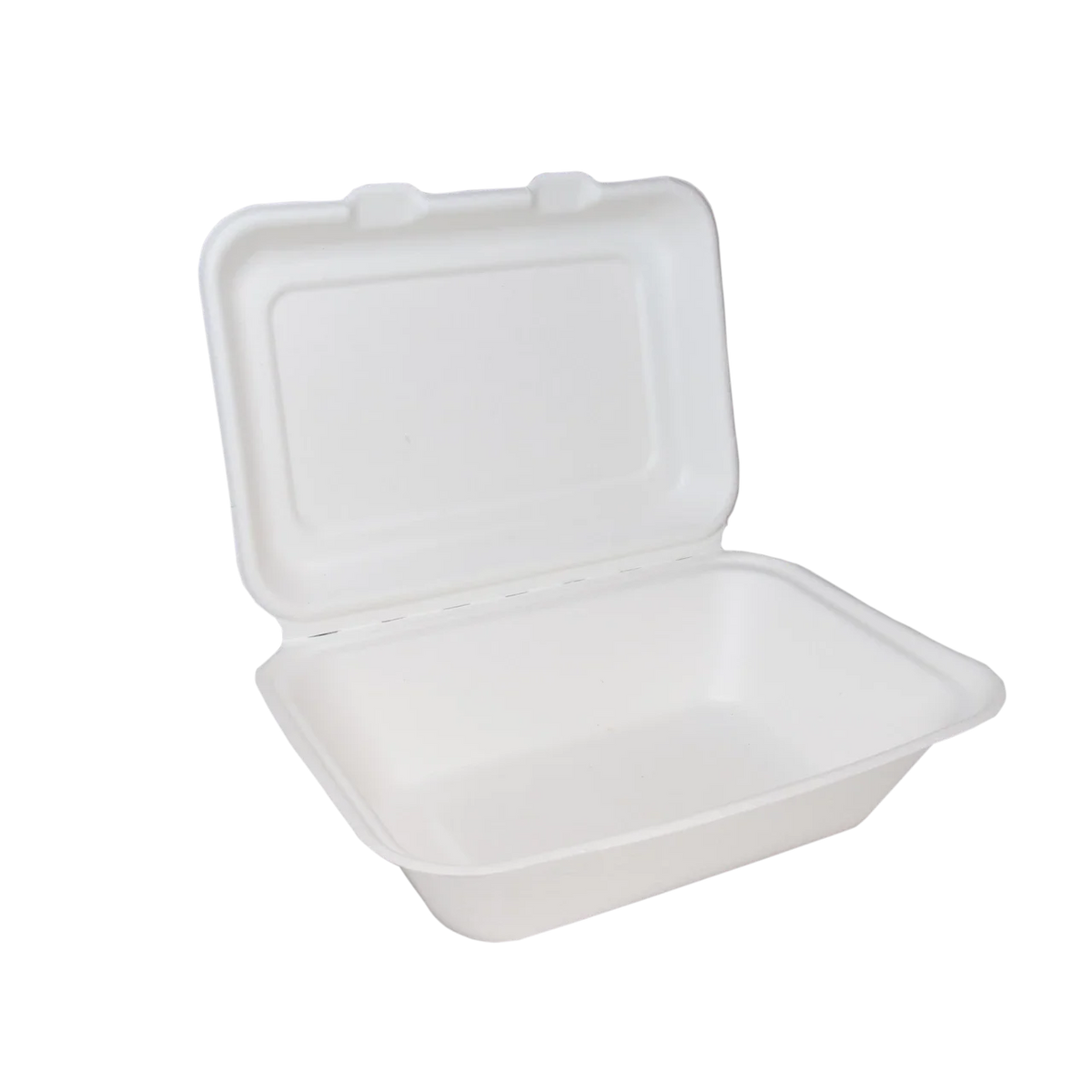 Bagasse Clamshell Meal Boxes 7x5" - Case of 500