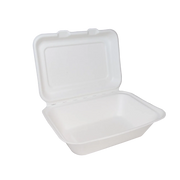 Bagasse Clamshell Meal Boxes 7x5" - Case of 500