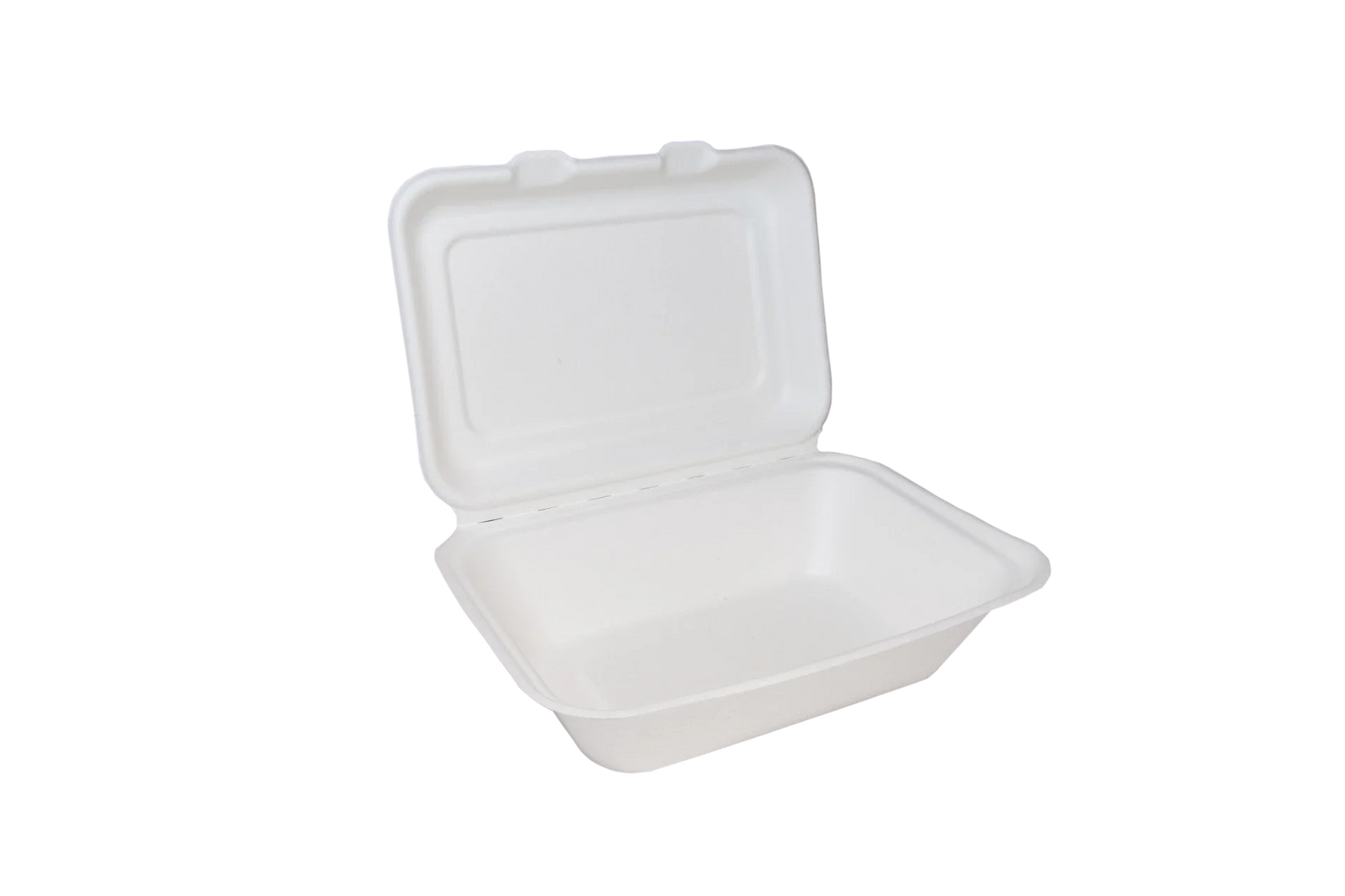 Bagasse Clamshell Meal Boxes 7x5" - Case of 500
