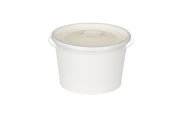 White Paper Takeaway Portion Pots & Lids - 4oz or 7oz (Pack of 250)
